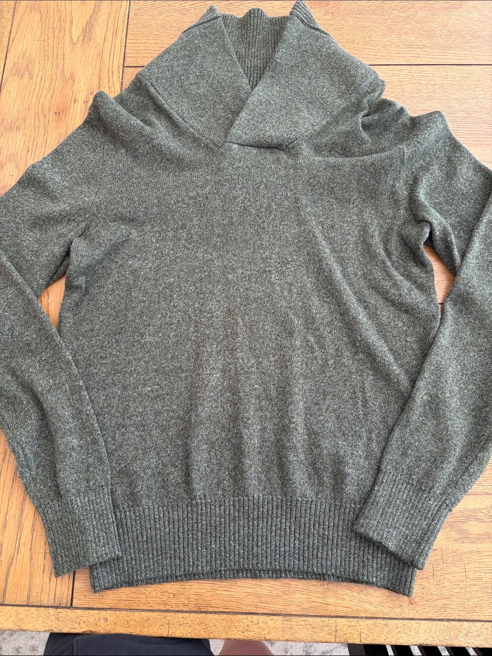 GAP Men's Olive Green Hooded Sweater
